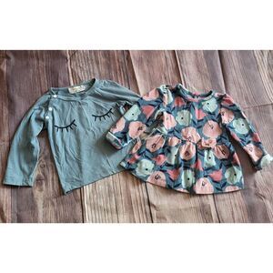 Bundle of 2 long-sleeved toddler tops